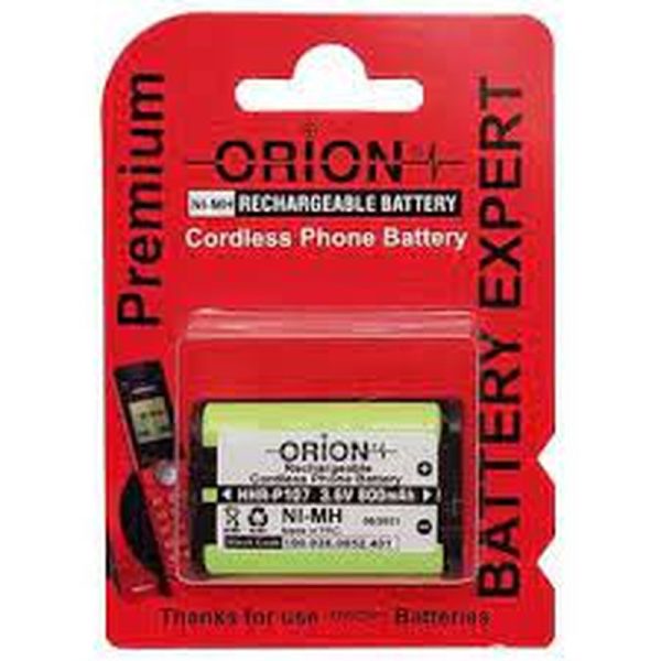 باتری شارژی تلفن (P107) 3 6 ولت 800 میلی آمپر Orion