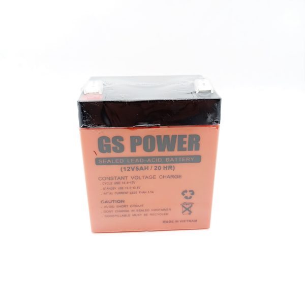 باتری موتور شارژی ۱۲ ولت ۵ آمپر GS POWER